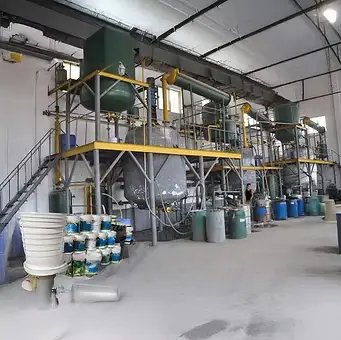 Boslai two-component epoxy colored sand coating application effect, China floor coating manufacturer