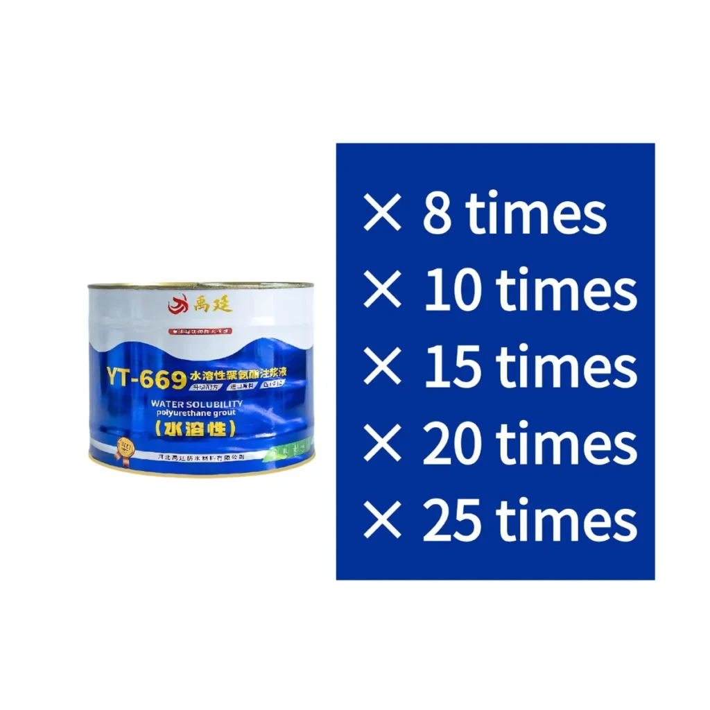 Solvent-based PU Injection Grout Boslai solvent-based polyurethane grout for water leakage repair, China grouting material manufacturer and factory