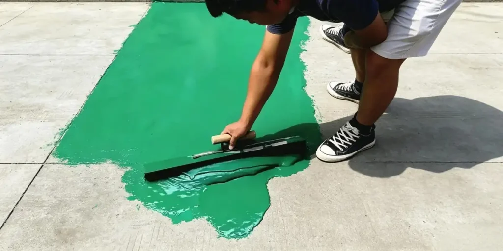 Waygo Cement Repair Mortar Application